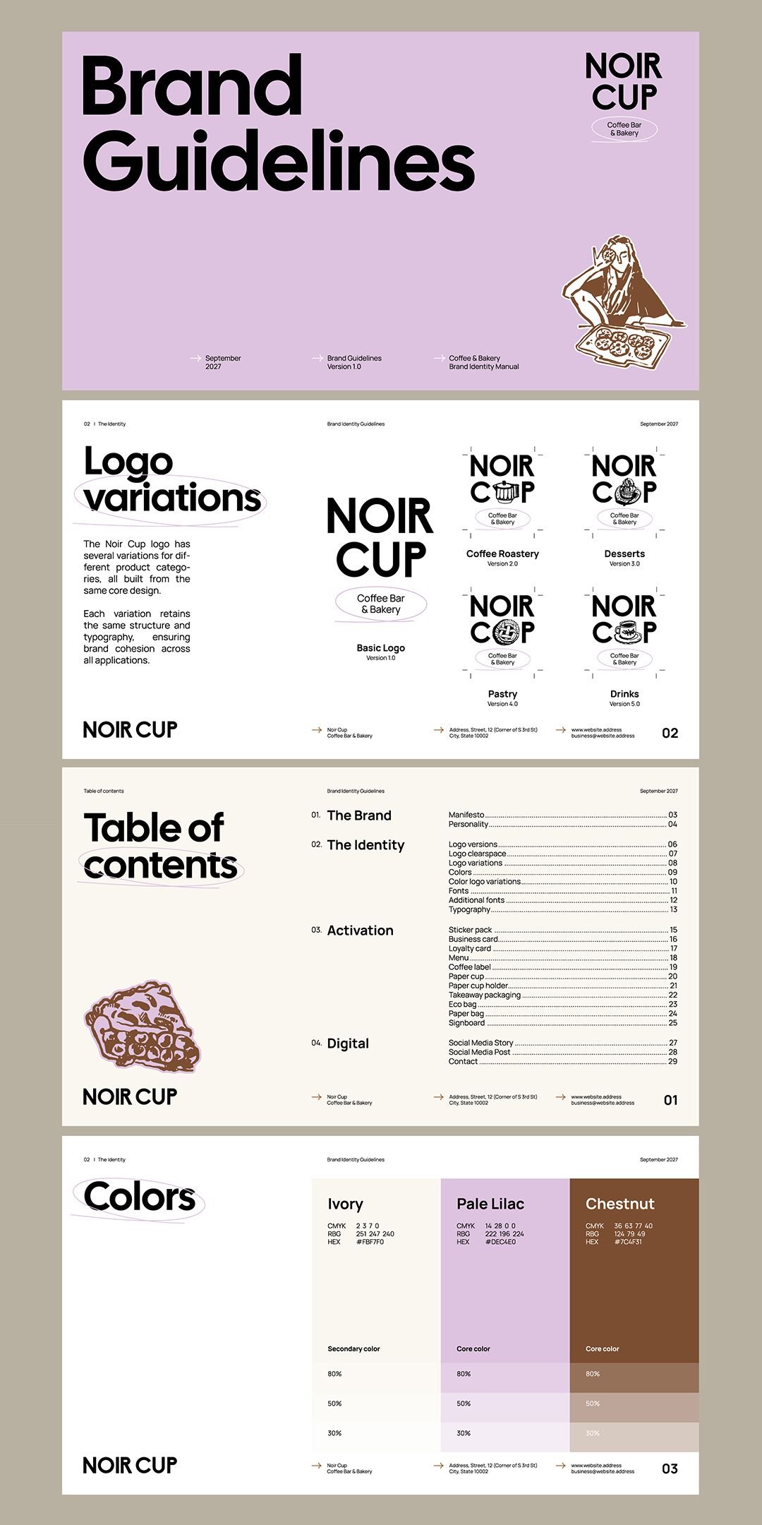 Brand Identity & Guidelines - Brand Guide sample 2